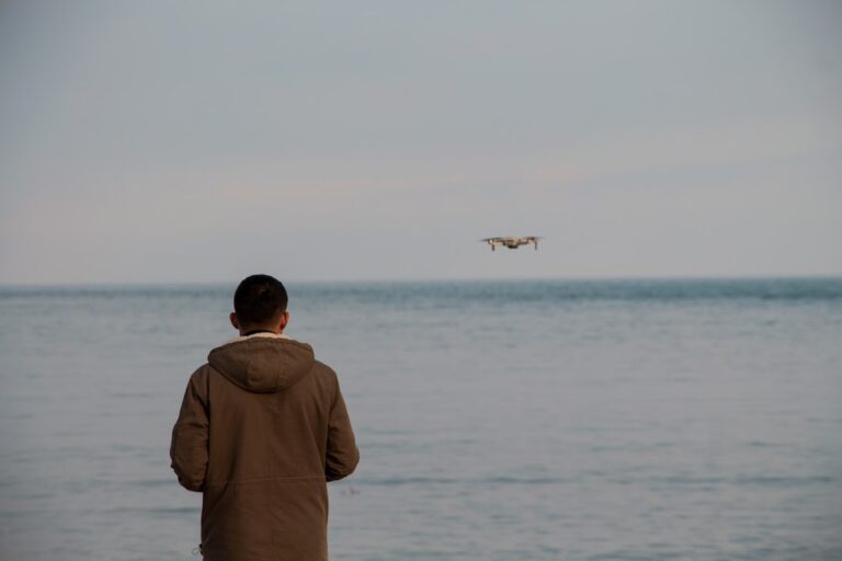 Photo Drone flying